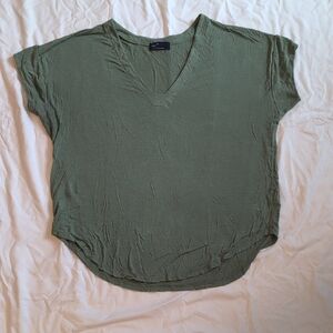 GAP Green Cap Sleeve Relaxed Tee
